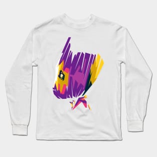 Groot illustration colorful Long Sleeve T-Shirt